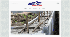 Desktop Screenshot of allinonefoundationrepair.com